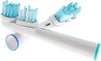 Vista 5 de Cabezales de cepillo de repuesto compatibles con Oral B, diseño de doble limpieza, cabezales de cepillo de doble limpieza, compatibles con cepillo