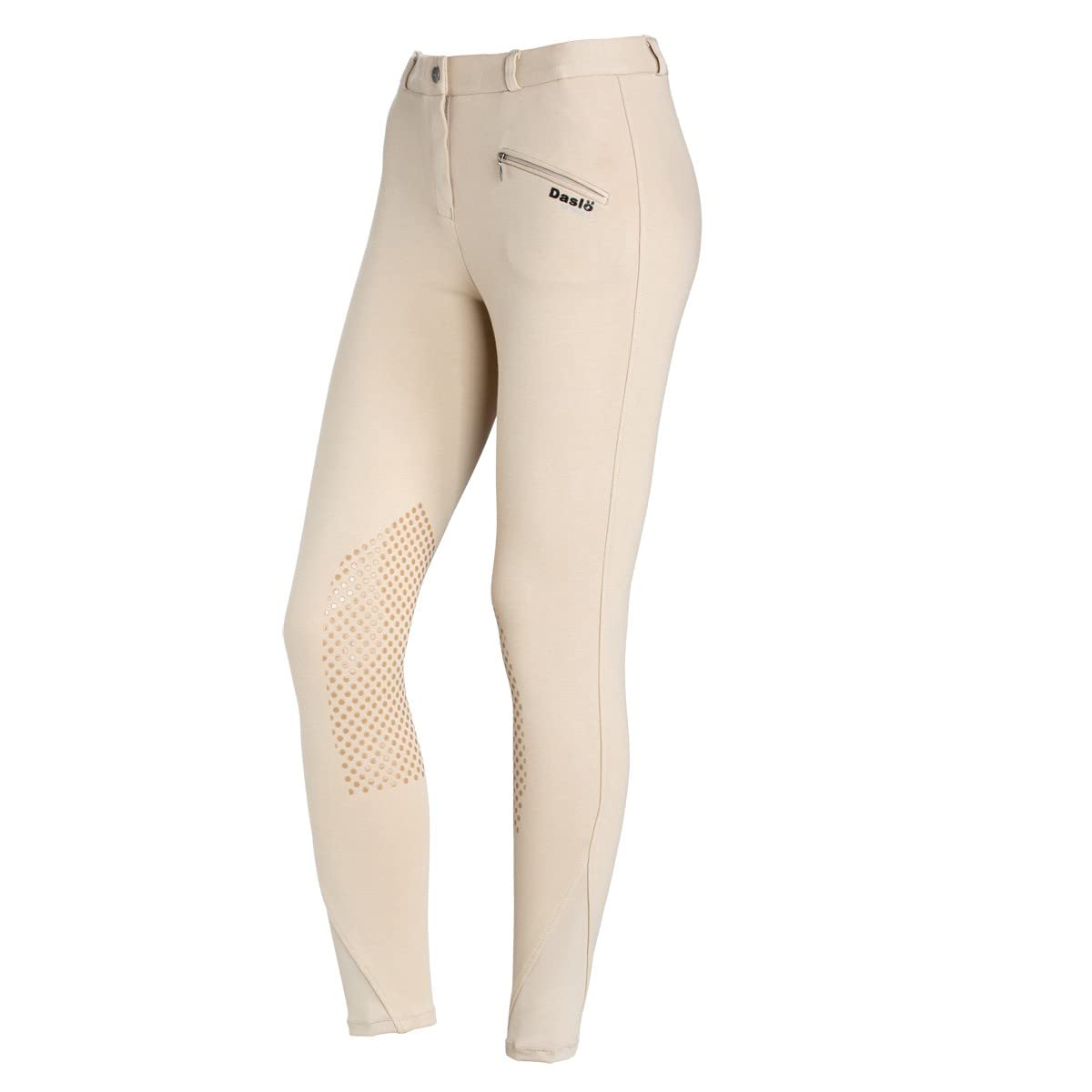 Daslo Pantaloni 4 Stagioni Donna con Grip Equitazione - 42, Beige