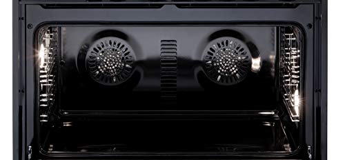 Verona VDFSEE365SS 36 Inch 5.0 Cu Ft Electric Range Oven 5 Burners Dual Center Element Black Ceramic Cooktop Convection Stainless Steel thumb #4