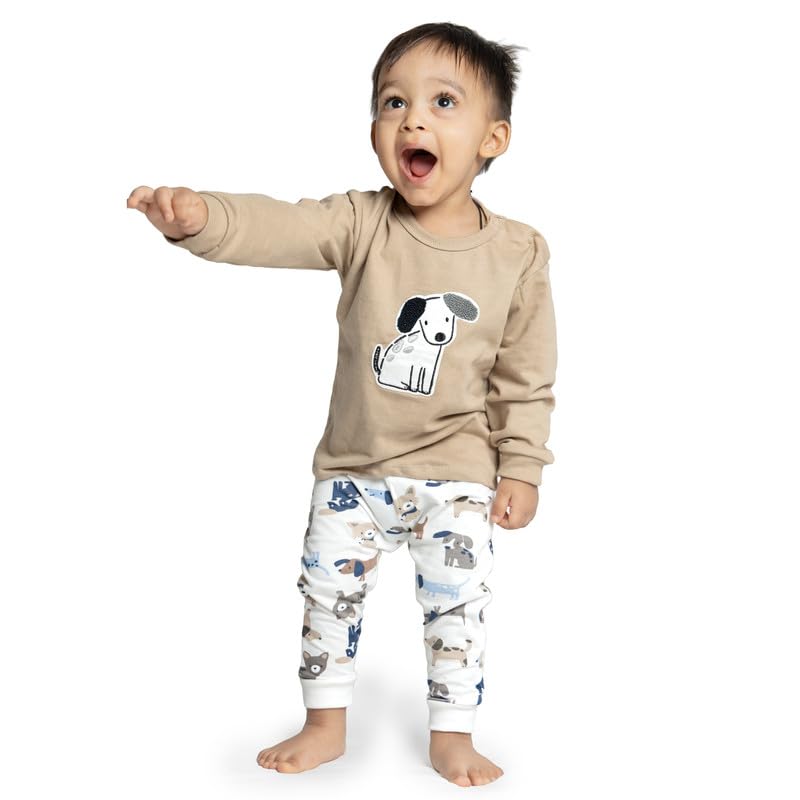 Image of Real Basics Unisex Cotton Fleece Full Sleeve Track Suit for Boys & Girls