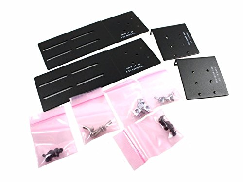 Black Rack Mount Brackets For Dell Force10 Z9000 2V88N 02V88N CN-02V88N