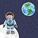 Storklings Astronaut Stuffed Animal, Spaceman Plush Soft Space Toy 12” Height, for Children of All Ages, Astronaut Toy in a Blue Spacesuit