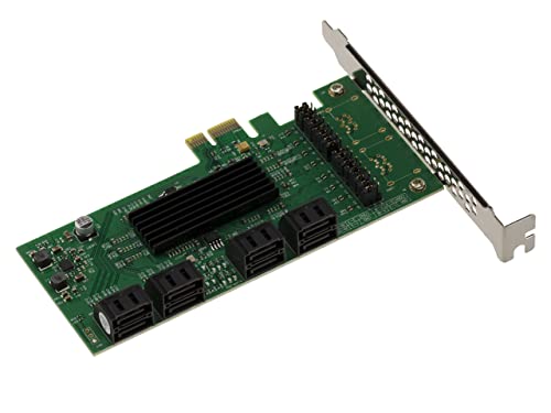 Tarjeta de expansión SATA PCIe x1 Marvell 88SE9215 para solucionar la falta de puertos en placa