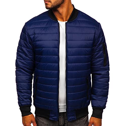 Cotton Jacket Men's Jacket Autumn And Winter Light And Warm Cotton Down Jacket Men's Cotton Jacket To Keep Warm #TOP6