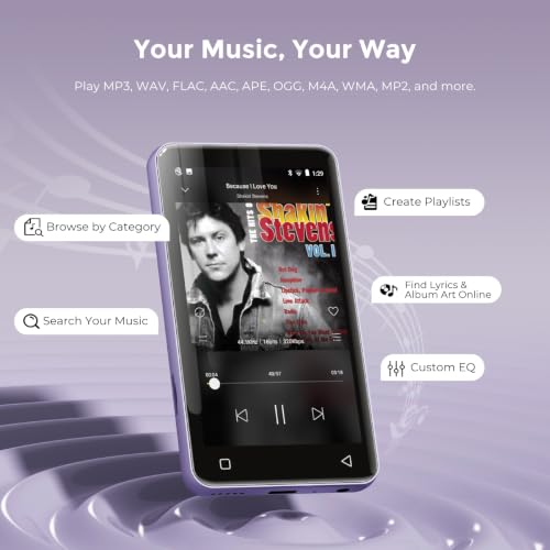 Image of innioasis G1 80GB MP3 Player with Bluetooth and WiFi, Spotify Music Player