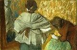 PMEFGJDPE Pinturas Famosas Painting Cuadro Lienzos Fotos Al Couturiere il Fitting di Edgar Degas para la Decoración de la Sala de Estar 60x90cm