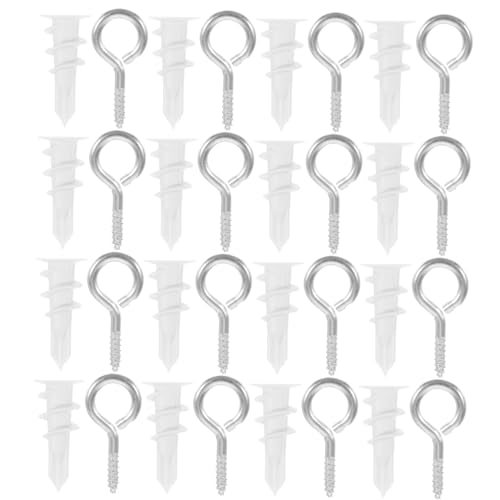 HAWILLOSCH Self-Drilling Drywall Anchors Screws Kit 20 Pieces Heavy Duty Wall Anchors Bolts for Decorative Fixtures