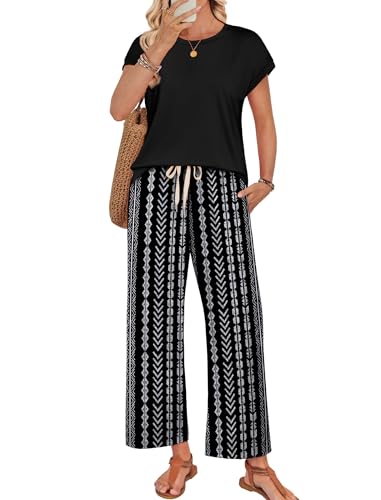 WIHOLL Lounge Sets for Women Two Piece Sets Business Casual Outfits...