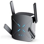 2025 WiFi Extender Signal Booster, New Gen Wi-Fi 6 Repeater, Covers Up to 12,000 sq.ft Range, Dual-Band Internet Booster with Gigabit Ethernet Port, Easy Setup, EasyMesh Compatible (CF-XR182S)