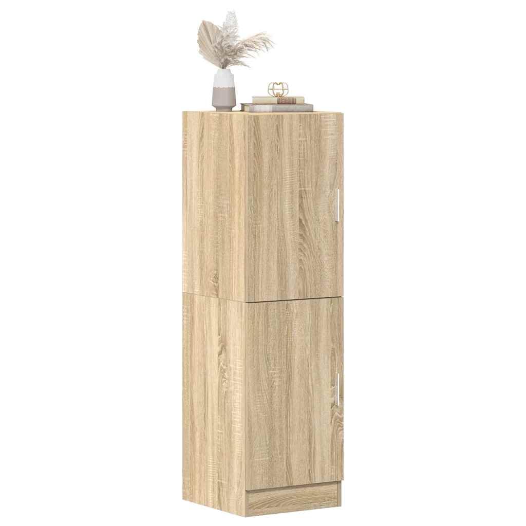 vidaXL Küchenschrank Sonoma-Eiche 38x41,5x131,5 cm Holzwerkstoff, Schrank, Küchenzeile, Beistellschrank, Vorratsschrank, Geschirrschrank, Sideboard