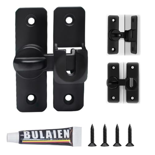 Image of HASTHIP Door Latch Door Lock 90 /180 Latch Lock Aluminum Alloy
