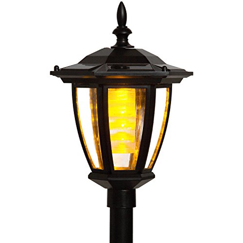 Preisvergleich Produktbild VOLTRONIC® 2in1 Solarlampe LED Gartenlaterne, als Hängelaterne oder mit Erdspieß, Solarleuchte Höhe 78 cm Solar-Laterne