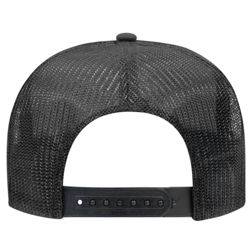 Image of OTTO Polyester Foam Front 5 Panel High Crown Mesh Back Trucker Hats in 97, Bulk, Wholesale