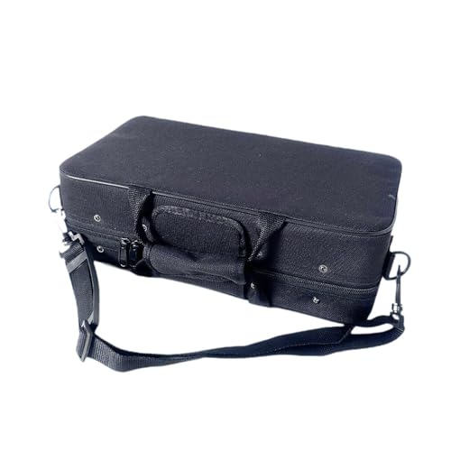 TTETTZ Estojo para clarinete portátil, alça ajustável, resistente, proteção, bolsa de lona e oxford para instrumento, acessórios de peças de