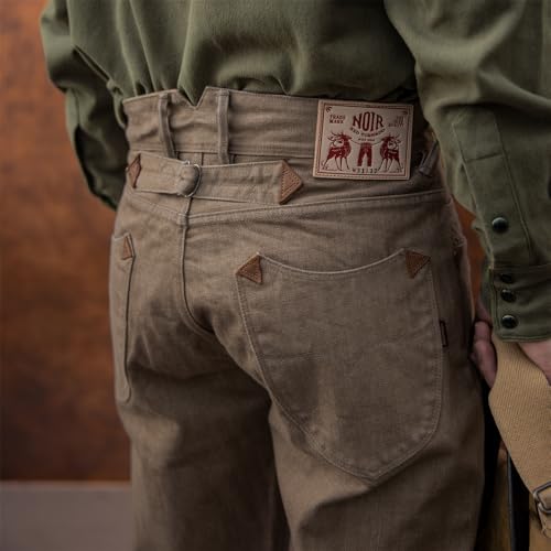 Red Tornado Kakishibu Dyed 18oz Selvedge Denim Jeans4