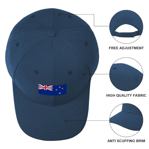 New Zealand Flag Children Baseball Cap Adjustable Snapback Trucker Hats Boys Girls Sports Outdoor Travel hat4