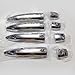 Dakitita Chrome Exterior Door Handle Cover Trim for Nissan Altima Sentra 2020-2025 X-Trail T33 Rogue 2021-2024 Qashqai Accessories Decor (with Smart Key Holes)