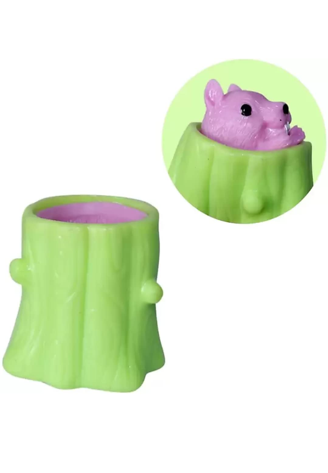 AGC Toys for Kids, Squeezing Pop Up Rat Squirrel Wood Half Tree Squishy Toy Stress Relief Toy for Anxiety Hand Toys, Gift for Kids, Pen Holder, Stress Balls, Squeeze Toys (Color As Availability) (B0BBBQKZC9) Amazon Price History, Amazon Price Tracker