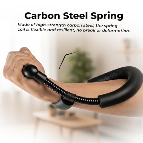 Image of Forearm Strengthener Wrist Exercise Equipment with Adjustable Resistance(5 to 60Kg), Hand Grip Strengthener for Men & Women, Wrist Trainer for Home Gym, Arm Workout & Muscle Building