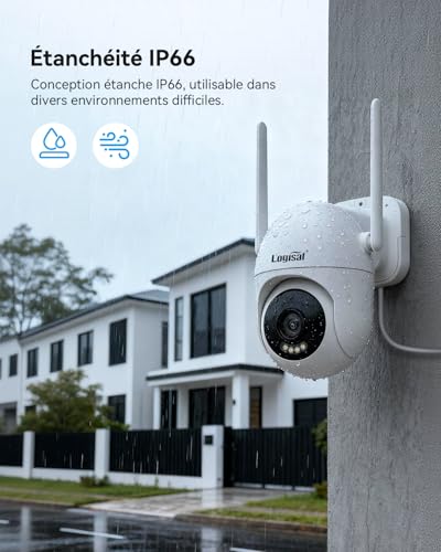 Caméra de surveillance WiFi extérieure pour sécuriser vos accès via l'application Eseecloud - 8