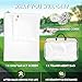 Joogto Golf Simulator Impact Screen for Indoor/Outdoor, Impact Screen Golf Simulator with 28-32 Upgraded Grommets, Self-Restoration Crease Fabric,4mm Thicker Impact Screen with Storage Bag