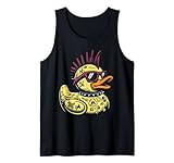 Funny Punk Rock Duck Rocker Duckling