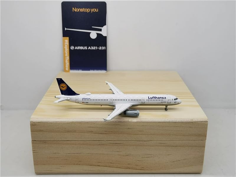 Miniatura 4 de HYJL Wings Lufthansa para Airbus A321-231 D-AIDO 1400 modelo de avión preconstruido