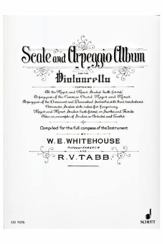 Scale and Arpeggio Album for Cello by W.F. Whitehouse and R.V. Tabb