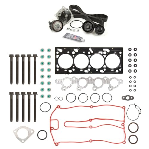 Mizumo Auto MA-9761239069 Head Gasket Set Timing Belt Kit Water Pump Compatible With/For 02-04 Ford Focus SVT 2.0L ZETEC