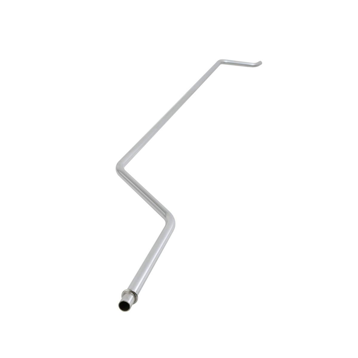 Satin Nickel Brushed 1/2 water Supply Line for High Tank Toilet