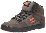 DC Men's Pure High-top Wc Wnt Skate Shoe, Dusty Olive/Orange, 10 UK
