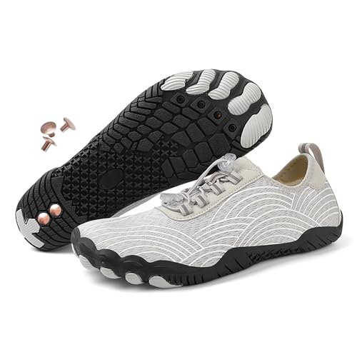 Grounding Shoes with Copper, Hike Barefoot for Women Men, Breathable Non-Slip Grounded Barefoot Footwear, Wide Toe Water Shoes for Hiking