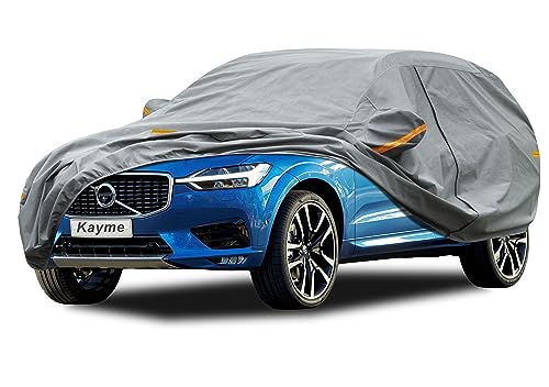 Image of Kayme Heavy Duty SUV Car Cover Custom Fit Volvo XC60 (2008-2025) Waterproof All Weather for Automobiles, Full Exterior Covers Sun Rain UV Protection.（Deliver About 3-10 Days）