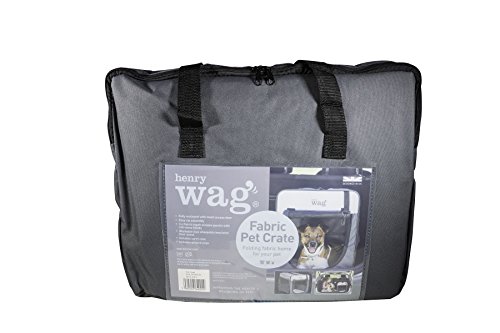 Henry Wag Folding Fabric Travel Crate - Ideal For Home, Outside or when Travelling Variety of Pets - GRS Recycled Polyester (Giant 101 cm L x 71 cm W x 79 cm H) (XXL) - Image 3