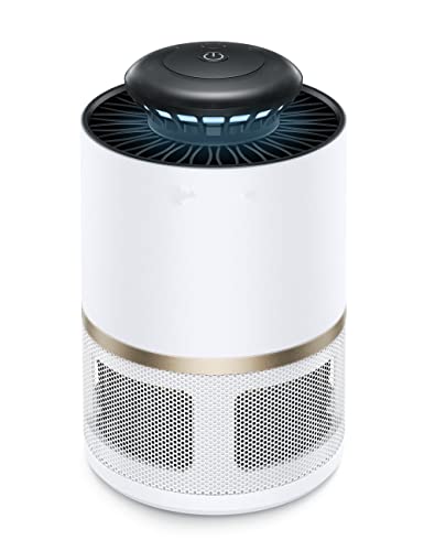 Mosquito Trap, Indoor USB Powered Bug Zapper Fly Killer Electric UV Light Insect Catcher with Smart Sensor for Fruit Fly, Mosquito