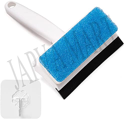 JAPVA MART® Glass Cleaning Tools 2 in 1 Wiper Brush Sponge and Hook for Mirror Grout Tile Cleaner Washing Pot Double-Sided Wipe Bathroom Window Scraper for Home Car (B09GKYWM53) Amazon Price History, Amazon Price Tracker