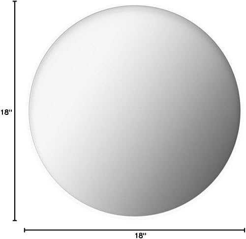 Miniatura 9 de Espejo redondo de pared, espejo circular grande de 48 pulgadas para baño, entradas, salas de estar, baño, vestuario