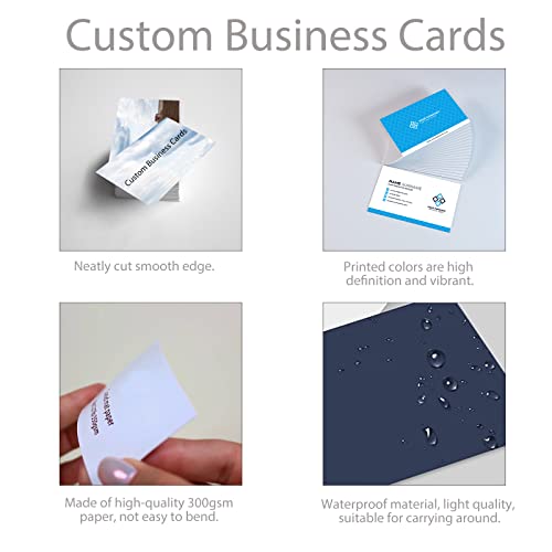 Custom Business Cards Personalized Business Card Double Side Customized Business Cards With Logo/Text, Business Card For Company, Business, Thanks #TOP2