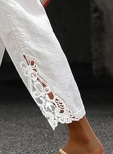 Acelitt Women Casual Lightweight Drawstring Elastic Waist Pants with Pockets, S-XXL3