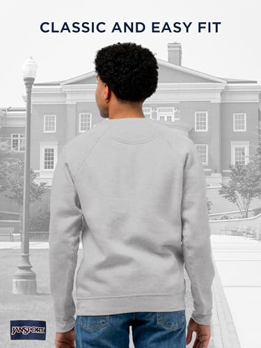 JanSport NCAA Officially Licensed Rival Crew Sweatshirt, Long Sleeve Graphic Pullover for Men & Women, Cotton-Polyester Blend Featuring Collegiate Design & Easy-On Style for Game Days, or Travel - image 4