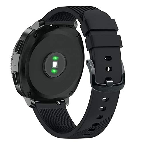 Pulseira 20mm Silicone compatível com Samsung Gear Sport R600 - Galaxy Watch Active 1 e 2 - Galaxy W