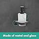hansgrohe AddStoris - Seifenspender, Lotionspender für Wandmontage, Flüssigseifenspender, verdeckte Befestigung, Badezimmer Zubehör, Brushed Bronze, 41745140