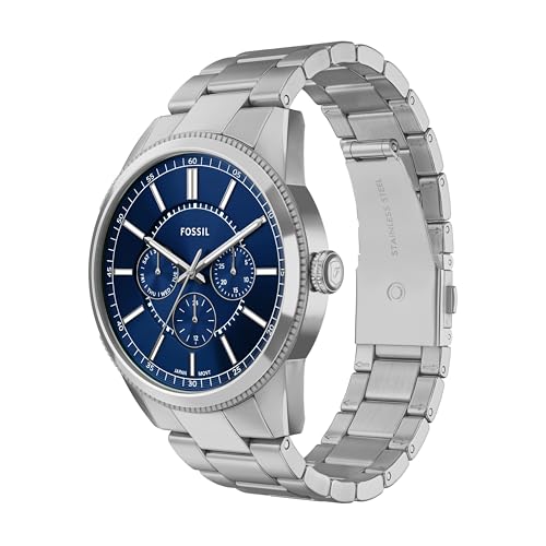 Image of Fossil Men's Watch, Pearson Multifunction Stainless Steel Watch for Men