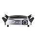 Duxtop ES-3102 1500W Portable Electric Cast Iron Cooktop Countertop Burner (Single) 7.4 Inches, Silver