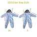 Children Beekeeping Suit Ventilated Beekeeping Clothing Children Bee Suit with Gloves Beekeeping Supplies(L-3'9''-4'3'')