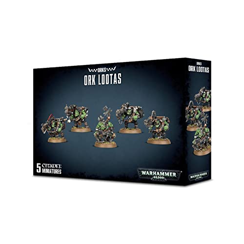 Games Workshop Warhammer 40k - Orks Lootas (2018) GW-50-22 Black