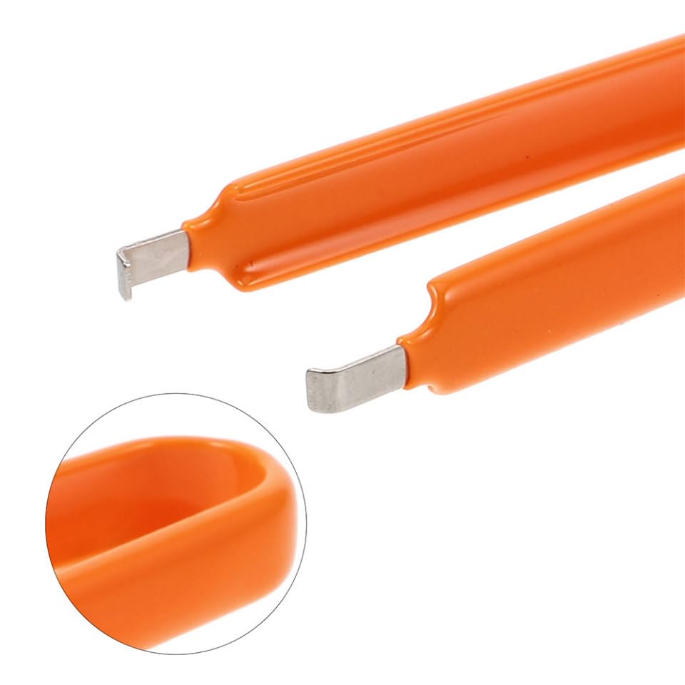 ULTECHNOVO 2pcs Automotive Fuse Puller Tool Kit Stainless Steel Car Fuse Extraction Pliers Relay Removal Tool for Vehicle Handling