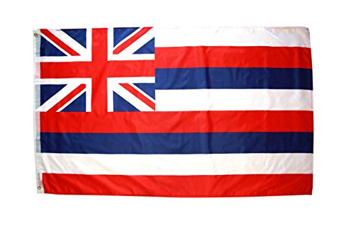 High Supply 3x5 Hawaii Flag with Two Brass Grommets Double Stitched Edges and 100% Polyester Fabric Hawaiian Flag 3x5 Flag of Hawaii State Flag of Hawaii 3x5 Hawaii State Flag