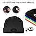 Beanie Hat Built-in Light Rechargeable LED Cap Soft Acrylic Knitted Winter Skullcap for Men Women Gift Black