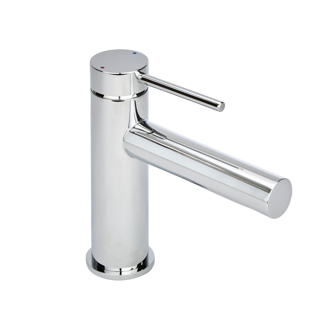 Milano Otto Mono Bathroom Basin Mixer Tap Lever Handle - Chrome